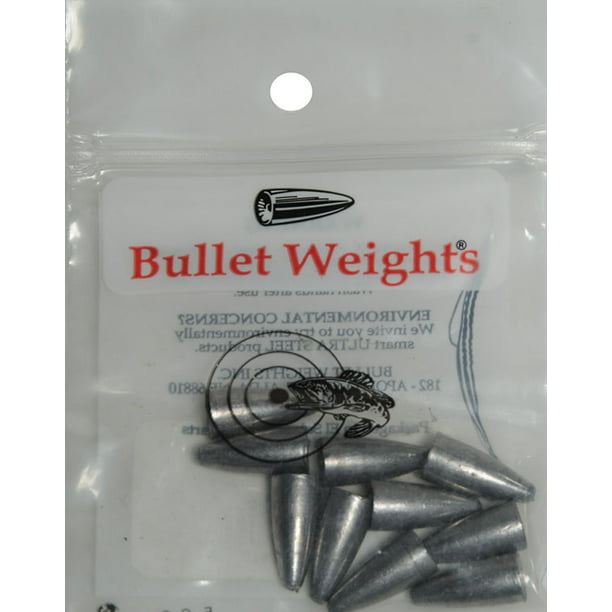 Bullet Weights Bass Casting 3/16 oz 6 Pack